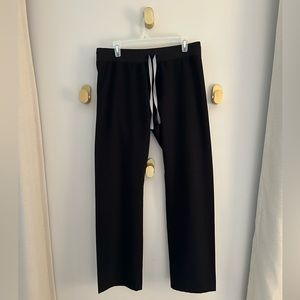 Figs Livingston Basic Scrub Pants - Black - Size Medium/Tall